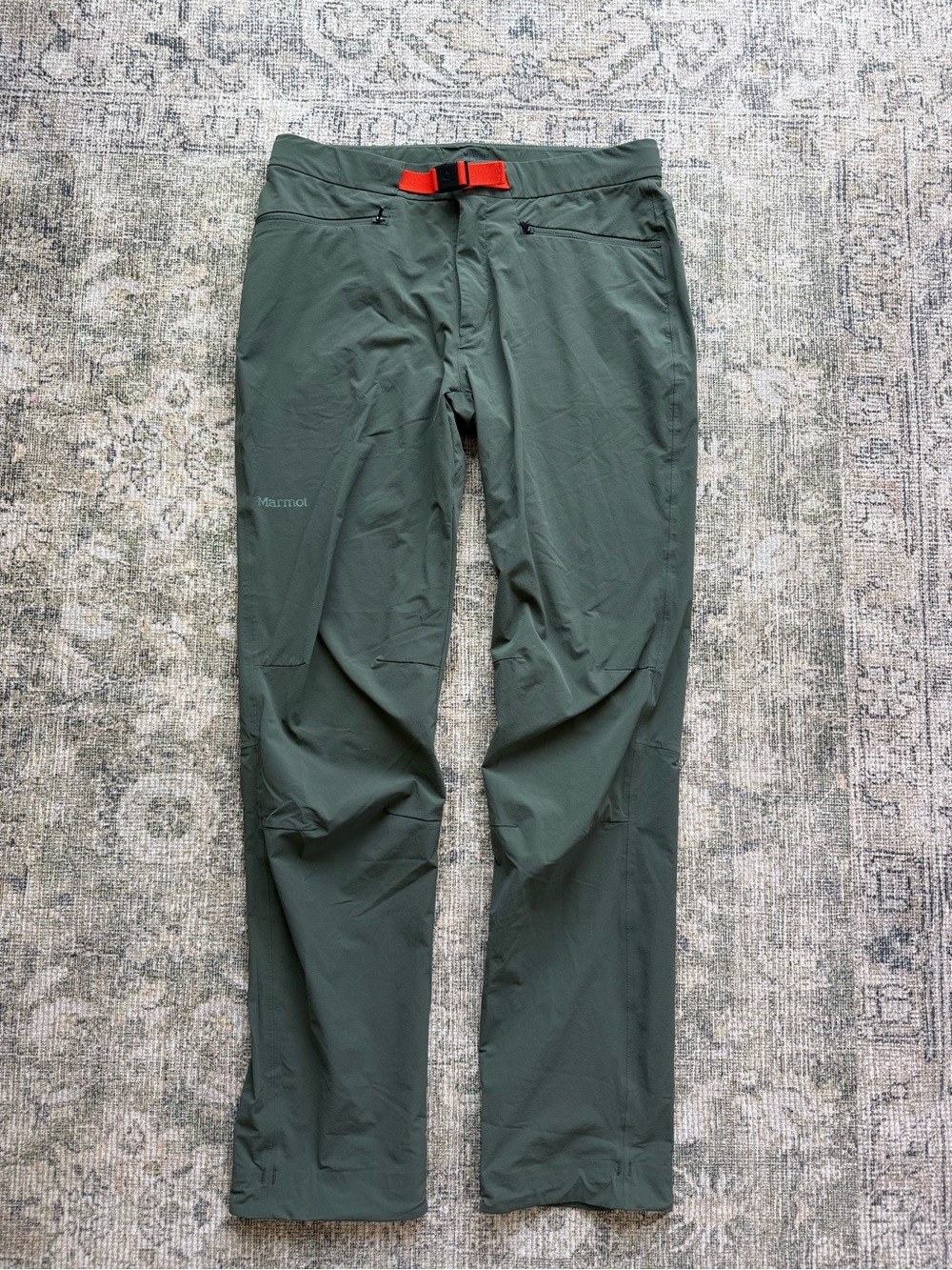 Marmot Men’s Mountain Pants Outdoor Olive Green Hiking Gorpcore Size 32 - Picture 8 of 8